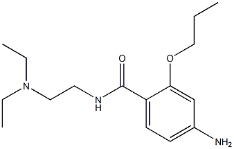 4-Amino-N-[2-(diethylamino)ethyl]-2-propoxybenzamide Structure