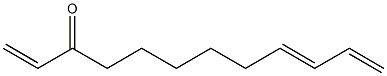 (9E)-1,9,11-Dodecatrien-3-one Structure