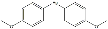 Bis(4-methoxyphenyl)mercury(II) Structure