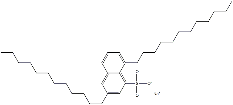  3,8-Didodecyl-1-naphthalenesulfonic acid sodium salt