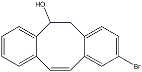 9-ブロモ-5,6-ジヒドロジベンゾ[a,e]シクロオクテン-5-オール 化学構造式
