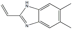 2-Vinyl-5,6-dimethyl-1H-benzimidazole Structure