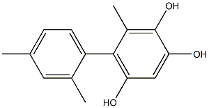6-Methyl-5-(2,4-dimethylphenyl)benzene-1,2,4-triol