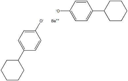 Barium bis(4-cyclohexylphenolate) Structure