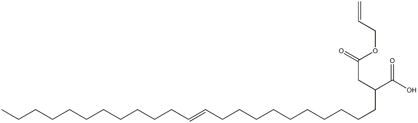 2-(11-Tricosenyl)succinic acid 1-hydrogen 4-allyl ester Structure