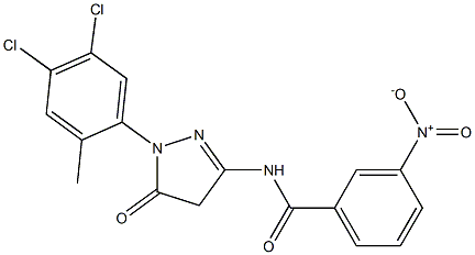  1-(4,5-Dichloro-2-methylphenyl)-3-(3-nitrobenzoylamino)-5(4H)-pyrazolone