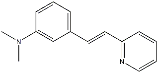 2-(3-(Dimethylamino)styryl)pyridine,,结构式