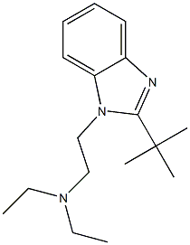 2-tert-Butyl-1-[2-(diethylamino)ethyl]-1H-benzimidazole Structure