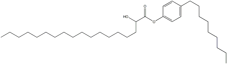 2-Hydroxystearic acid 4-nonylphenyl ester,,结构式