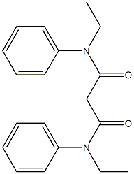 N,N'-ジフェニルジエチルマロンアミド 化学構造式