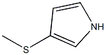 3-Methylthio-1H-pyrrole 结构式