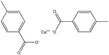 Bis(4-methylbenzoic acid)calcium salt 结构式