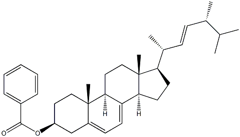 Ergosterol benzoate Structure