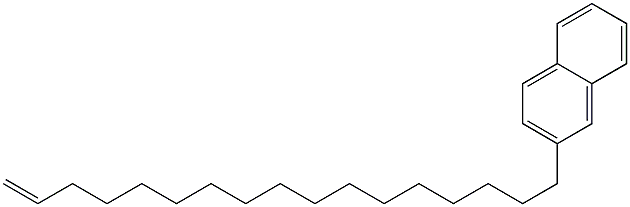 2-(16-Heptadecenyl)naphthalene 结构式