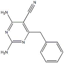 2,4-Diamino-6-benzylpyrimidine-5-carbonitrile