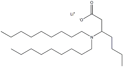 3-(Dinonylamino)heptanoic acid lithium salt