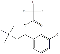Trifluoroacetic acid [1-(3-chlorophenyl)-2-(trimethylsilyl)ethyl] ester