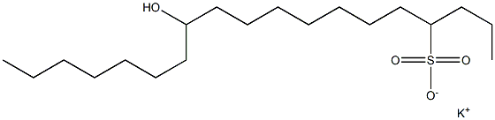 12-Hydroxynonadecane-4-sulfonic acid potassium salt|