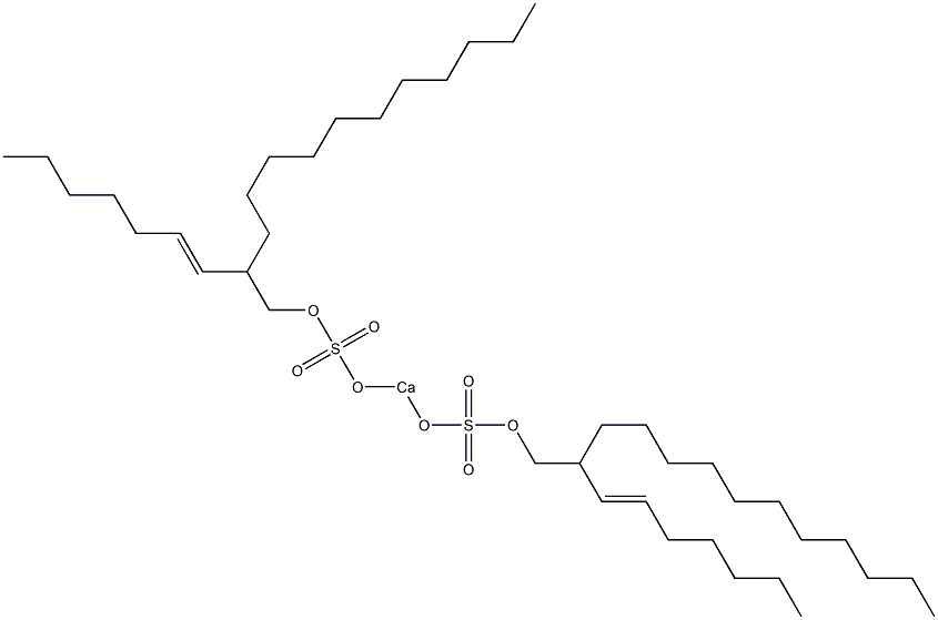 Bis[2-(1-heptenyl)tridecyloxysulfonyloxy]calcium|