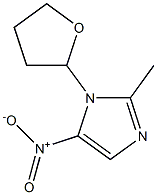 1-(Tetrahydrofuran-2-yl)-2-methyl-5-nitro-1H-imidazole Structure