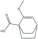 2-Methoxybicyclo[2.2.2]oct-2-ene-1-carboxylic acid 结构式