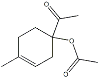 Acetic acid 1-acetyl-4-methyl-3-cyclohexenyl ester,,结构式