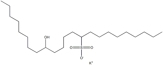 15-Hydroxytricosane-10-sulfonic acid potassium salt|