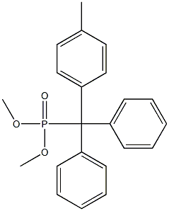 4-Methyltritylphosphonic acid dimethyl ester