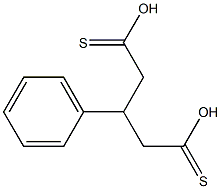 Benzylidenebis(thioacetic acid) Structure