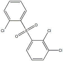 2,3-Dichlorophenyl 2-chlorophenyl sulfone,,结构式