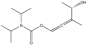  N,N-Diisopropylcarbamic acid [(4S)-4-hydroxy-3-methyl-1,2-pentadienyl] ester