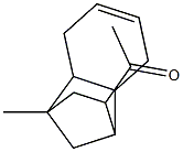 9-Acetyl-methyltricyclo[6.2.1.02,7]undec-4-ene,,结构式