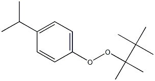 4-Isopropylphenyl 1,1,2,2-tetramethylpropyl peroxide Structure