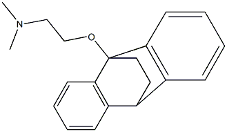 2-[9,10-Ethanoanthracen-9(10H)-yloxy]-N,N-dimethylethanamine,,结构式