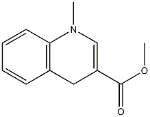 1-Methyl-3-(methoxycarbonyl)-1,4-dihydroquinoline 结构式