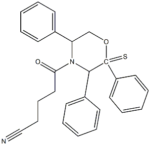  2,3,5-Triphenyl-2-thiomorpholino-5-oxovaleronitrile