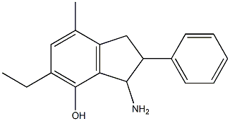 3-Amino-2,3-dihydro-5-ethyl-7-methyl-2-phenyl-1H-inden-4-ol