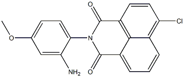 N-(2-Amino-4-methoxyphenyl)-4-chloro-1,8-naphthalenedicarboximide