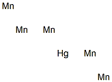 ペンタマンガン-水銀 化学構造式