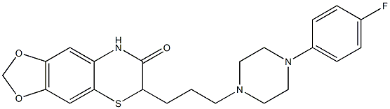 2-[3-[4-(4-Fluorophenyl)piperazin-1-yl]propyl]-6,7-methylenedioxy-2H-1,4-benzothiazin-3(4H)-one|