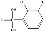 2,3-Dichlorophenylphosphonic acid Structure