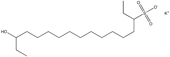 15-Hydroxyheptadecane-3-sulfonic acid potassium salt