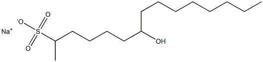  7-Hydroxypentadecane-2-sulfonic acid sodium salt