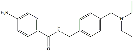 4-Amino-N-[4-[(diethylamino)methyl]benzyl]benzamide Structure