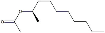 (-)-Acetic acid (R)-1-methylnonyl ester Struktur
