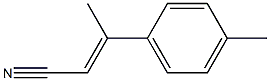 (E)-3-(p-Tolyl)-2-butenonitrile Structure