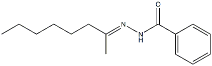 N'-(1-Methylheptylidene)benzohydrazide Struktur
