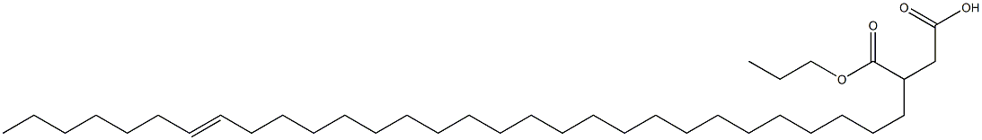 3-(23-Triacontenyl)succinic acid 1-hydrogen 4-propyl ester