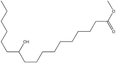 11-Hydroxyheptadecanoic acid methyl ester,,结构式