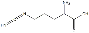 N-(4-カルボキシ-4-アミノブチル)カルボジイミド 化学構造式